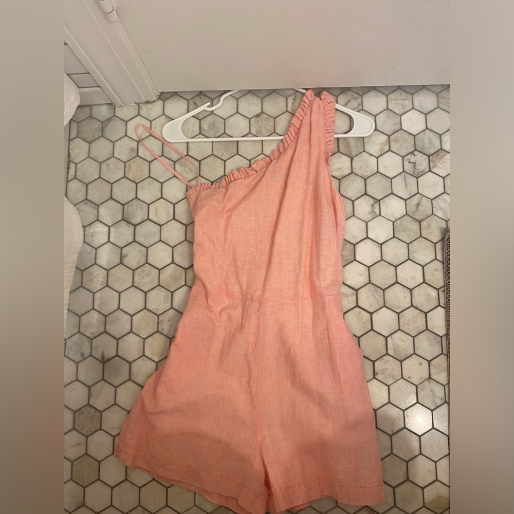 pink naked zebra romper
